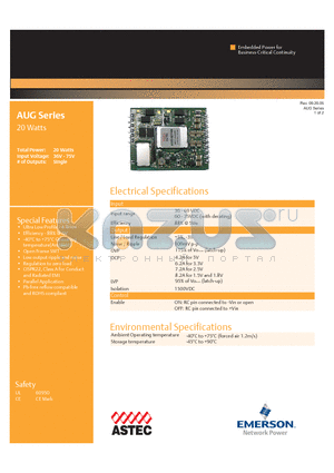 AUG06F48 datasheet - 20 Watts Embedded Power