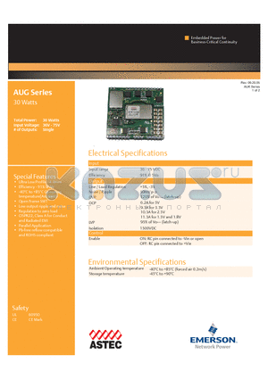 AUK09F48 datasheet - 30 Watts Embedded Power