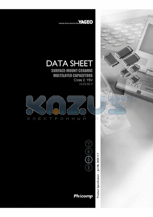 12062F2Z7BP0D datasheet - Surface-mount ceramic multilayer capacitors