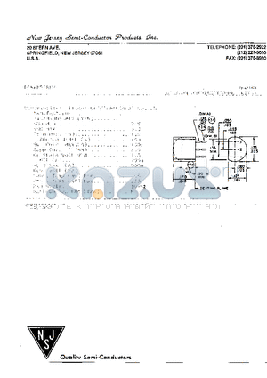 2N4988 datasheet - SILICON UNIDIRECTIONAL SWITCH