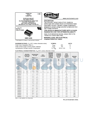 1SMB43A datasheet - SURFACE MOUNT UNI-DIRECTIONAL GLASS PASSIVATED JUNCTION SILICON TRANSIENT VOLTAGE SUPPRESSOR 600 WATTS