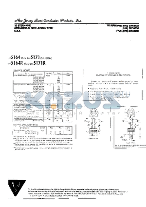 2N5165 datasheet - THYRISTORS SILICON CONTROLLED RECTIFIERS