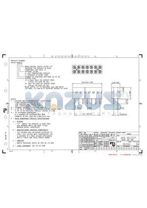 76342-402CLF datasheet - HOUSING MAT: THERMOPLASTIC GLASS FILLED