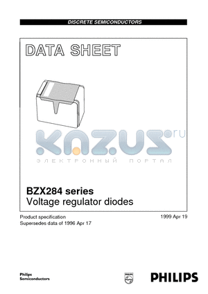 BZX284-B2V7 datasheet - Voltage regulator diodes