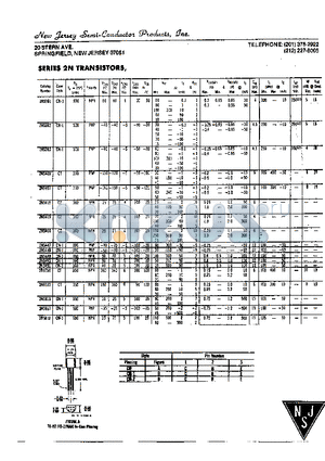 2N5401 datasheet - SERIES 2N TRANSISTORS