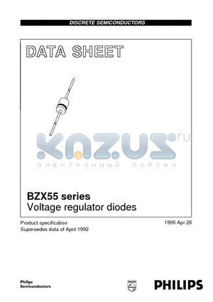 BZX55-3V3 datasheet - Voltage regulator diodes