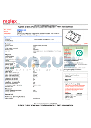 0679260325 datasheet - 3.81mm (.150