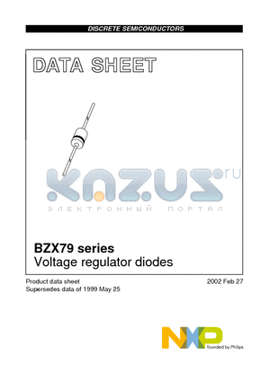 BZX79-B3V0 datasheet - Voltage regulator diodes