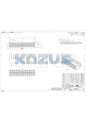 2-106527-2 datasheet - AMP- DUAC (TM) RECEPTACLE HOUSING, 2 TO 24 POSITION