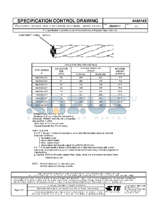 2-1192804-7 datasheet - FOUR CONDUCTOR CABLE, UNSHIELDED, UNJACKETED, GENERAL PURPOSE, 600 VOLT