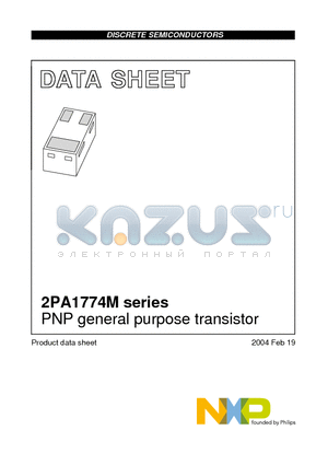 2PA1774M datasheet - PNP general purpose transistor