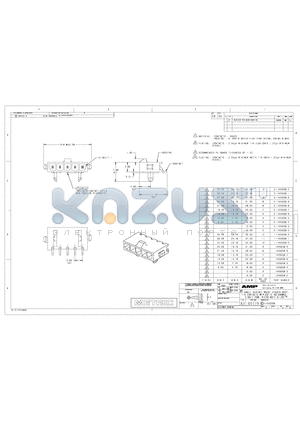 2-1445058-3 datasheet - RT ANGLE SURFACE MOUNT HEADER ASSY, TIN CONTACTS W/SURF MOUNT HOLDDOWNS, SINGLE ROW, MICRO MATE-N-LOK