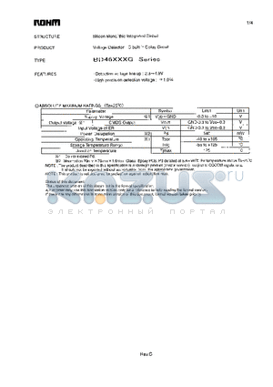 BD46265G datasheet - Voltage Detector IC built in Delay Circuit