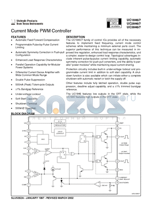 5962-86806012A datasheet - Current Mode PWM Controller