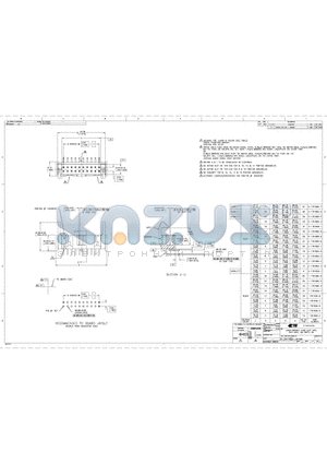 2-1761609-3 datasheet - HEARDER ASSEMBLY, SHORT EJECT LATCH