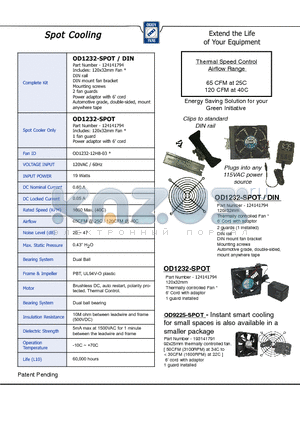 124141794 datasheet - Spot Cooling