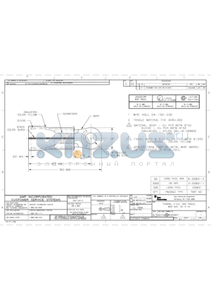 2-320631-1 datasheet - TERMINAL, P.I.D.G., RING TONGUE, WIRE SIZE: 16-14 HD