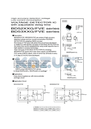 BD5225G/FVE datasheet - VOLTAGE DETECTOR IC with adjustable delay time