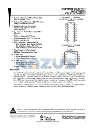 5962-9221806MRA datasheet - 8-BIT REGISTERS WITH 3-STATE OUTPUTS