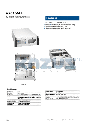 AX6156LE datasheet - Hot-swap redundant power supply supported