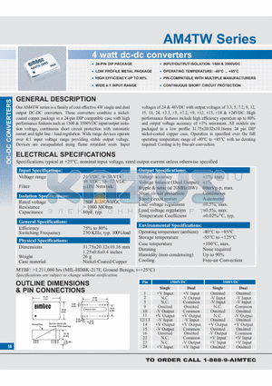 AM4TW-2403SH35 datasheet - 4 watt dc-dc converters