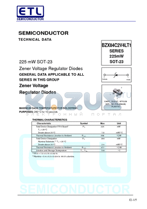 BZX84C51LT1 datasheet - SEMICONDUCTOR