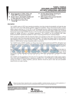 5962-9460205QPA datasheet - EXCALIBUR LOW-NOISE HIGH-SPEED JFET-INPUT OPERATIONAL AMPLIFIERS