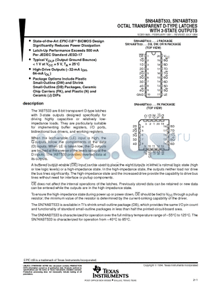 5962-9584301QSA datasheet - OCTAL TRANSPARENT D-TYPE LATCHES WITH 3-STATE OUTPUTS