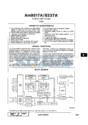 AM9157A-5 datasheet - Multimode DMA Controller