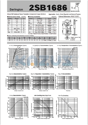 2SB1686 datasheet - SILICON PNP EPITAXIAL PLANAR TRANSISTOR