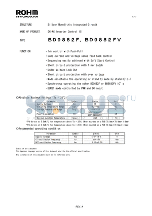 BD9882F_09 datasheet - Silicon Monolithic Integrated Circuit