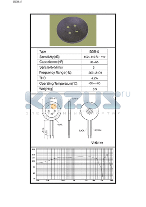 BDR-5 datasheet - BDR-5