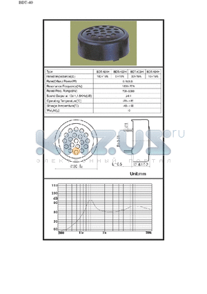 BDT-404H datasheet - BDT-401H