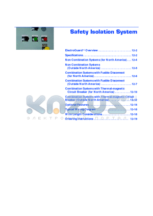 2030-EUPF datasheet - Safety Isolation System