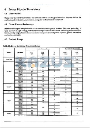 2SC2979 datasheet - Power Bipolar Transistors