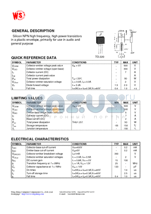 2SC3039 datasheet - Silicon Epitaxial Planar Transistor(GENERAL DESCRIPTION)