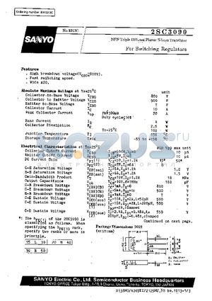 2SC3090 datasheet - For Switching Regulators