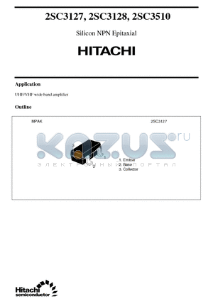 2SC3127 datasheet - Silicon NPN Epitaxial