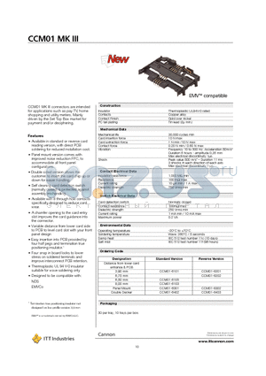 CCM01-6101 datasheet - CCM01-6101