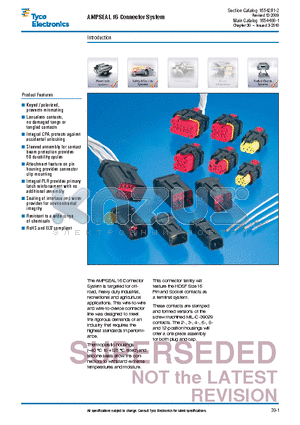 2035047-6 datasheet - AMPSEAL 16 Connector System