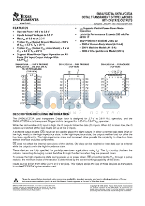 5962-9757301Q2A datasheet - OCTAL TRANSPARENT D-TYPE LATCHES WITH 3-STATE OUTPUTS