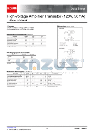 2SC4102_11 datasheet - High-voltage Amplifier Transistor