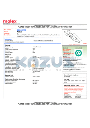 08-65-0115 datasheet - 3.96mm (.156