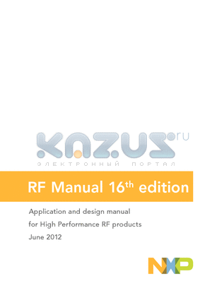 BF991 datasheet - RF Manual 16th edition
