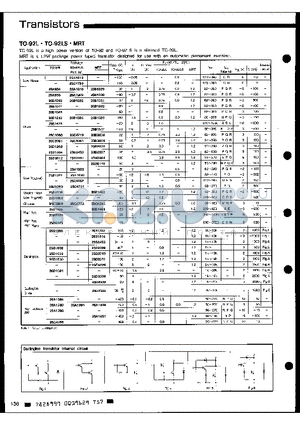 2SC4722 datasheet - TRANSISTORS TO 92L TO-92LS MRT