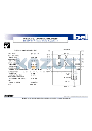 0833-2X8R-55-F datasheet - INTEGRATED CONNECTOR MODULES