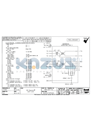 0845-2D1T-H5 datasheet - 2 X 1 Magjack(withLED)