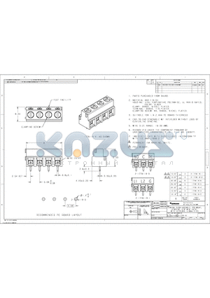 C-1776119 datasheet - TERMINAL BLOCK ASSEMBLY, PCB MOUNT, STACKING SIDE WIRE ENTRY WITH INTERLOCK, 5.08mm PITCH