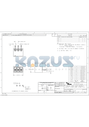 C-1776130 datasheet - TERMINAL BLOCK HEADER ASSEMBLY, STRAIGHT, CLOSED ENDS, 3.5mm PITCH
