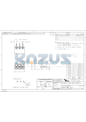 C-1776131 datasheet - TERMINAL BLOCK HEADER ASSEMBLY, STRAIGHT, CLOSED ENDS, 3.81mm PITCH